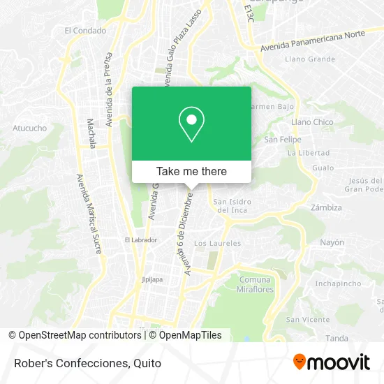 Rober's Confecciones map