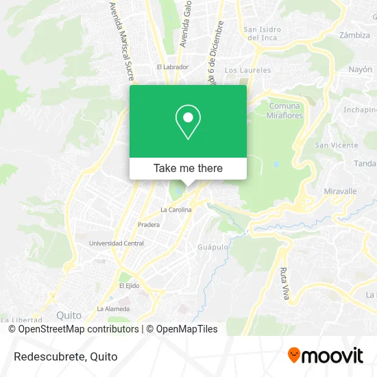 Redescubrete map