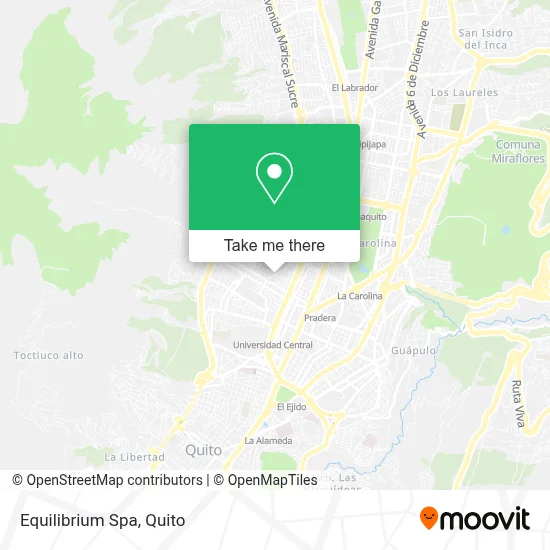 Equilibrium Spa map
