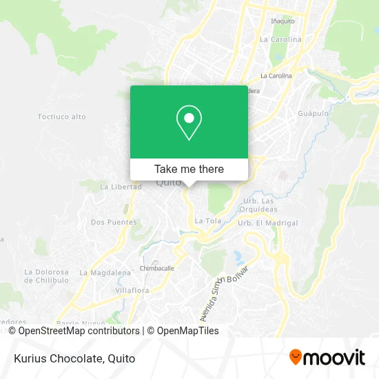 Kurius Chocolate map