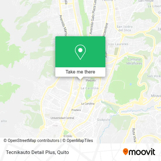 Tecnikauto Detail Plus map