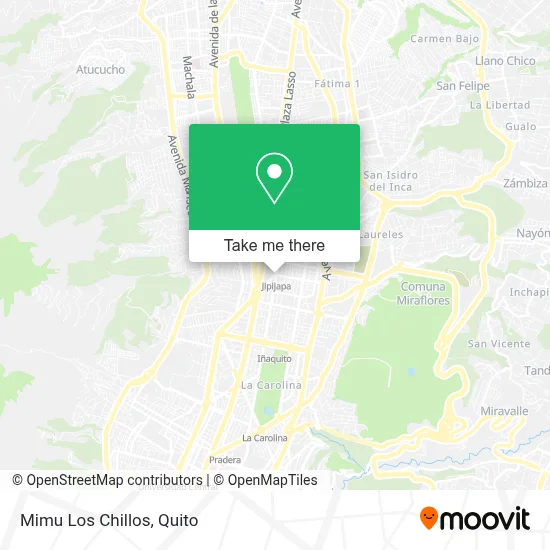Mimu Los Chillos map