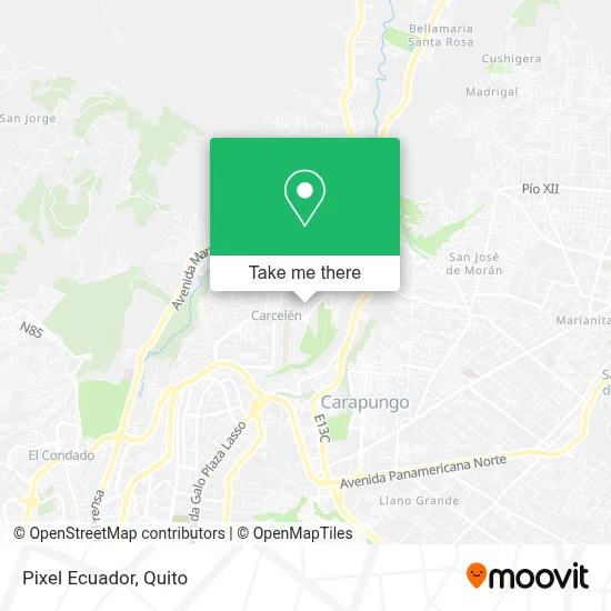Pixel Ecuador map