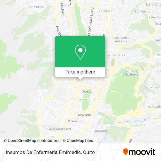 Insumos De Enfermería  Emimedic map