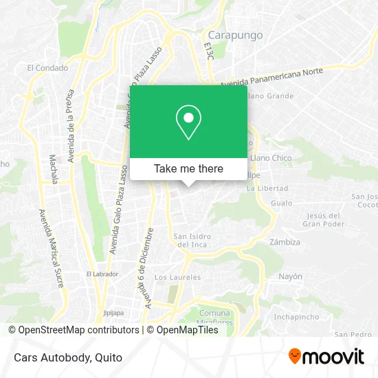 Cars Autobody map