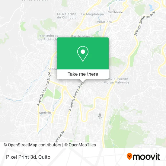 Pixel Print 3d map