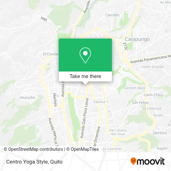 Centro Yoga Style map