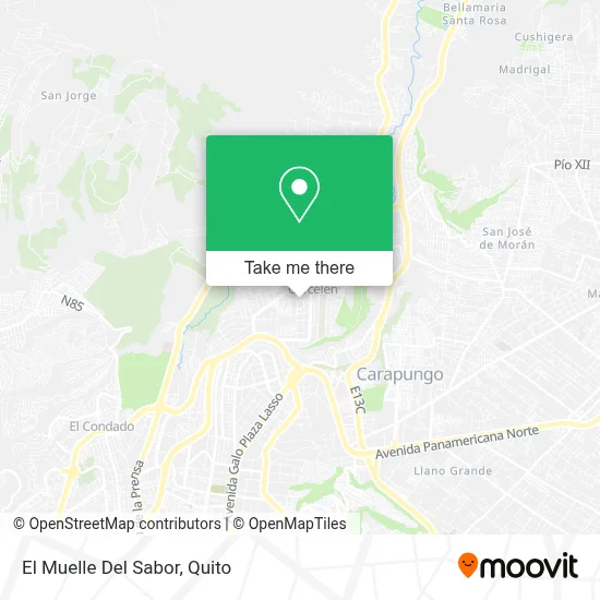 El Muelle Del Sabor map