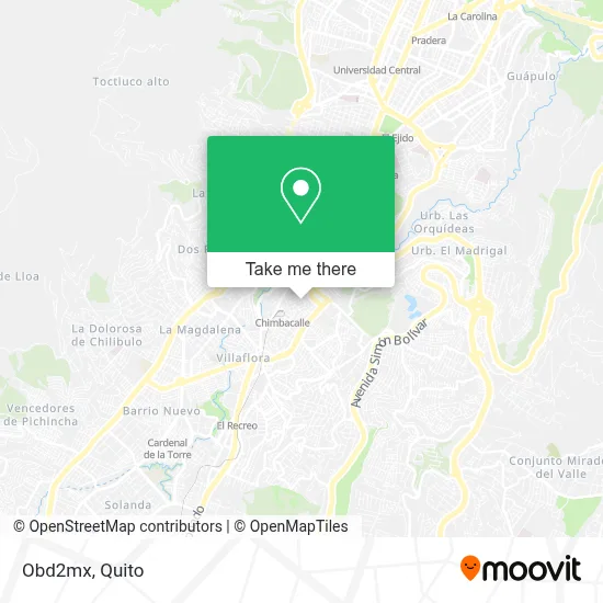 Obd2mx map