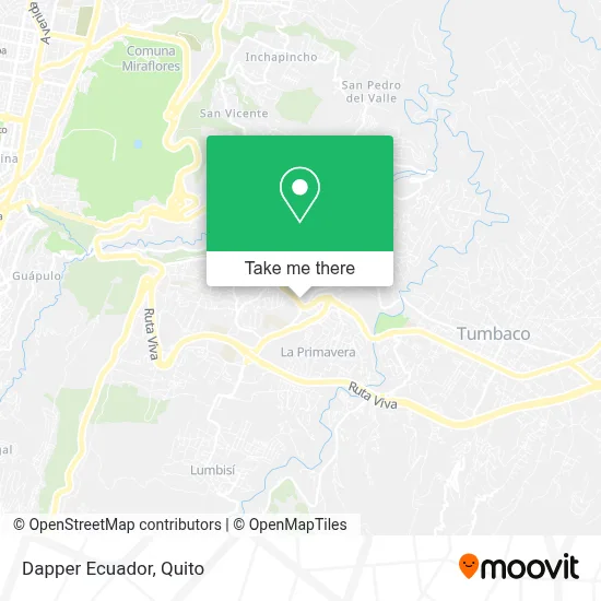Dapper Ecuador map