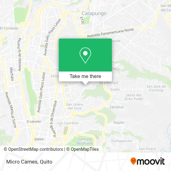 Micro Carnes map