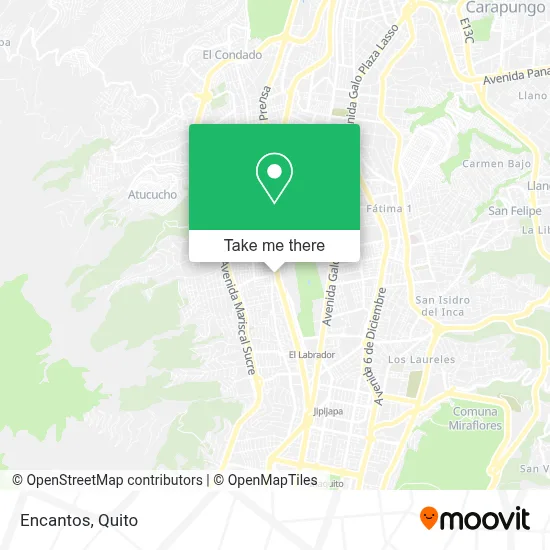 Encantos map
