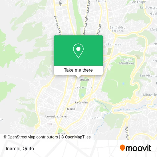Inamhi map