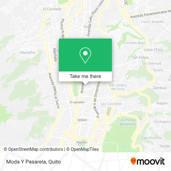 Moda Y Pasarela map