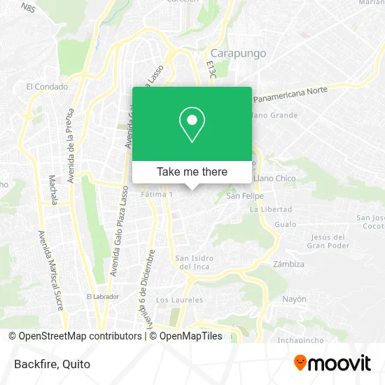 Backfire map