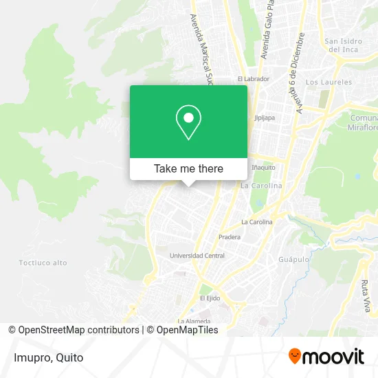 Imupro map