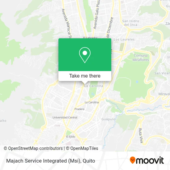 Majach Service Integrated (Msi) map