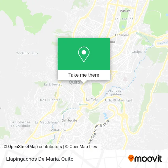 Llapingachos De Maria map
