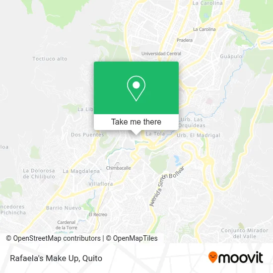 Rafaela's Make Up map