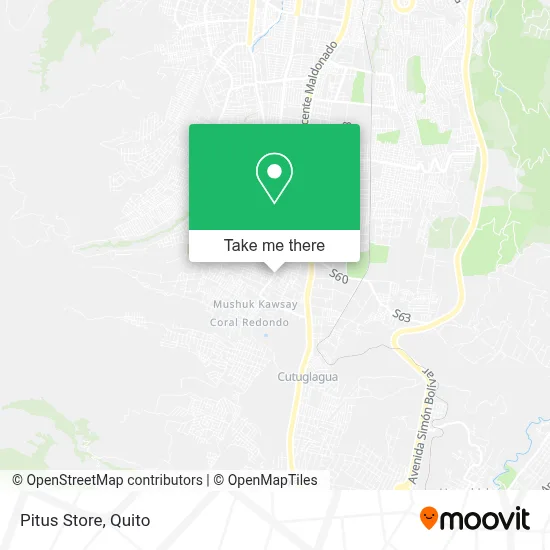 Pitus Store map