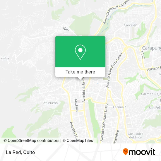 La Red map