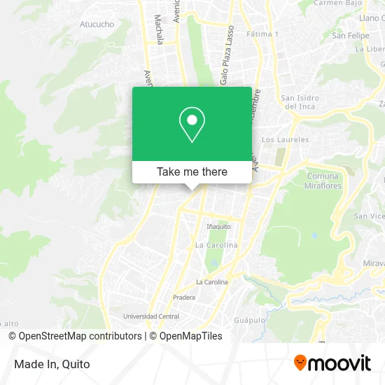Made In map