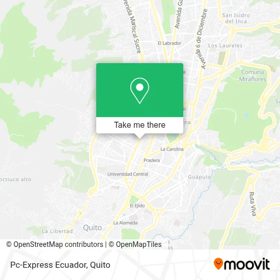 Pc-Express Ecuador map
