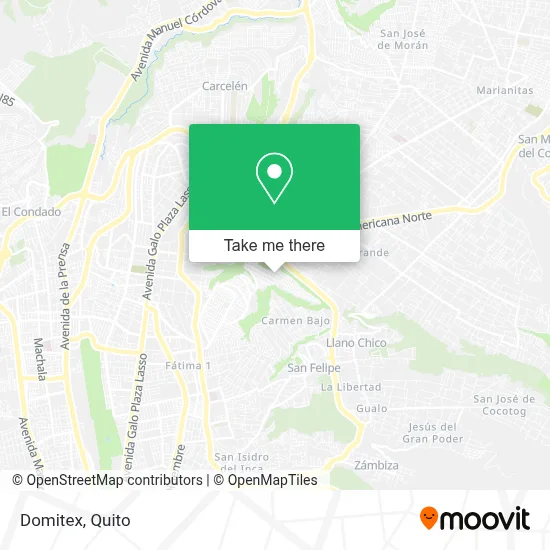 Domitex map