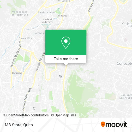 MB Store map