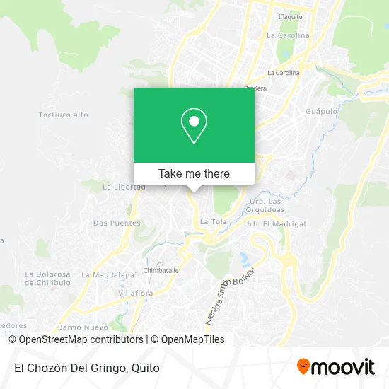 El Chozón Del Gringo map