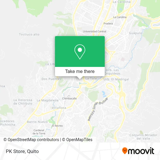 Pk Store map