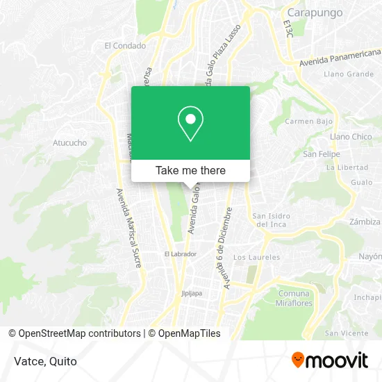 Vatce map