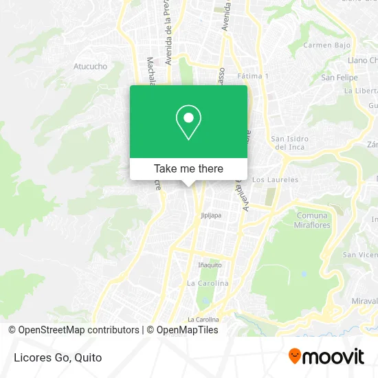 Licores Go map