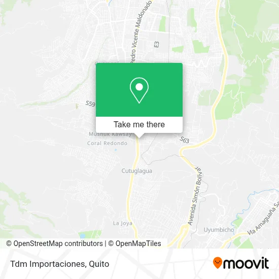 Tdm Importaciones map