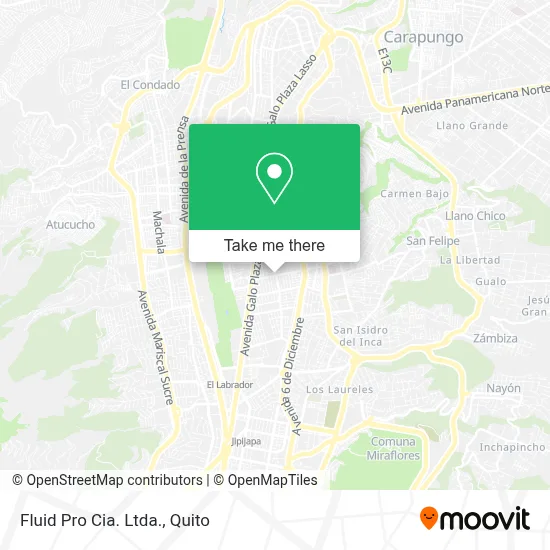 Fluid Pro Cia. Ltda. map