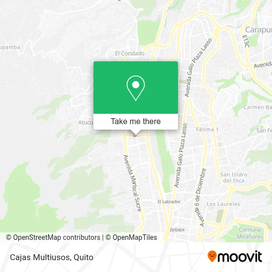 Cajas Multiusos map