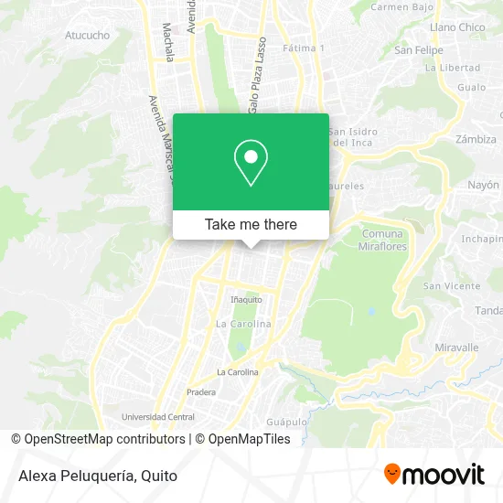 Alexa Peluquería map