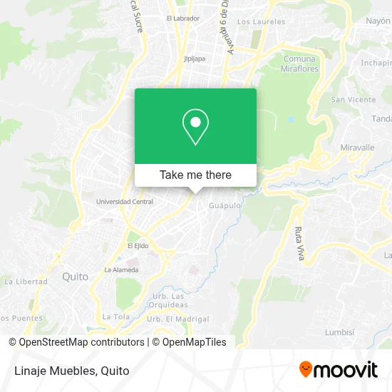 Linaje Muebles map