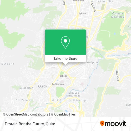Protein Bar the Future map