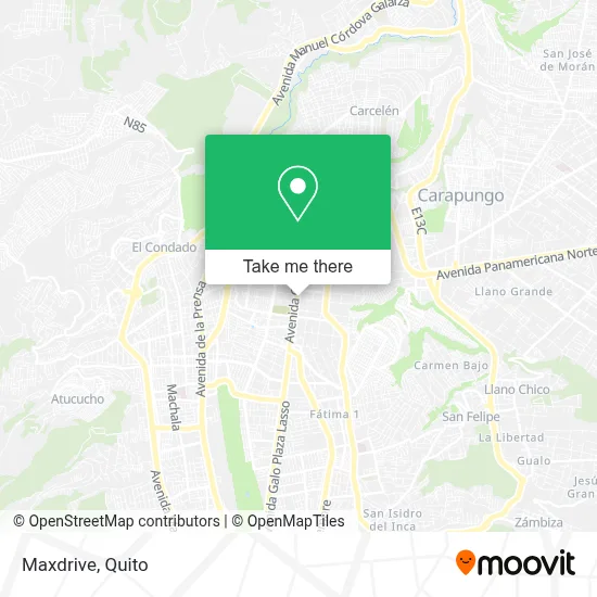 Maxdrive map