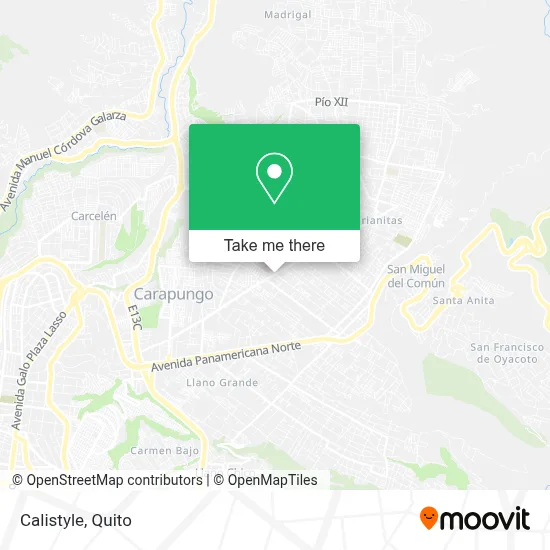 Calistyle map