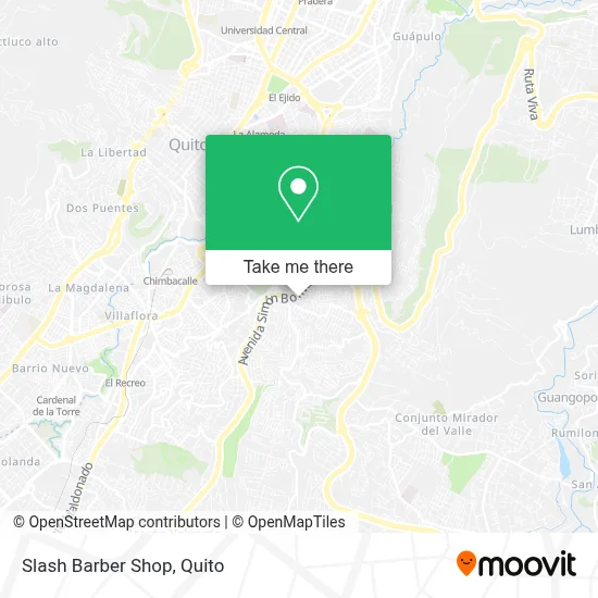 Slash Barber Shop map