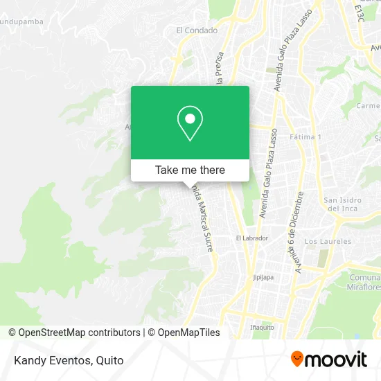 Kandy Eventos map