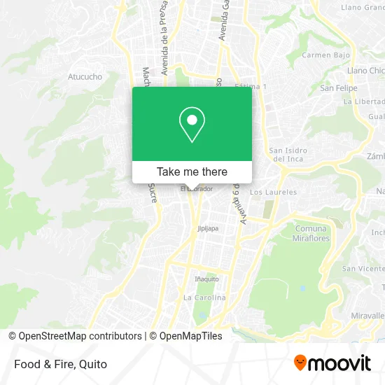 Food & Fire map