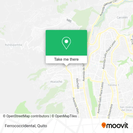 Ferrococcidental map