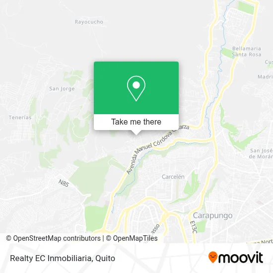 Realty EC Inmobiliaria map