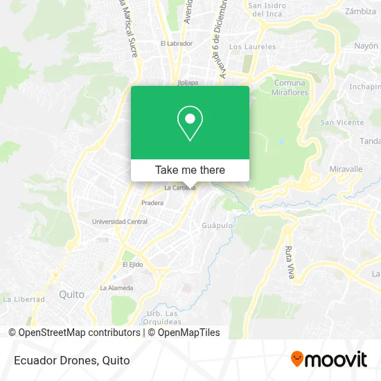 Ecuador Drones map