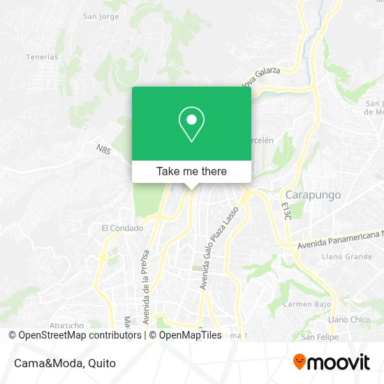 Cama&Moda map