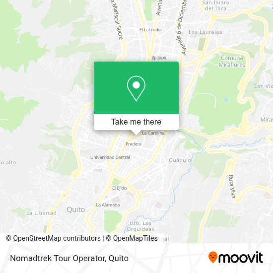 Nomadtrek Tour Operator map