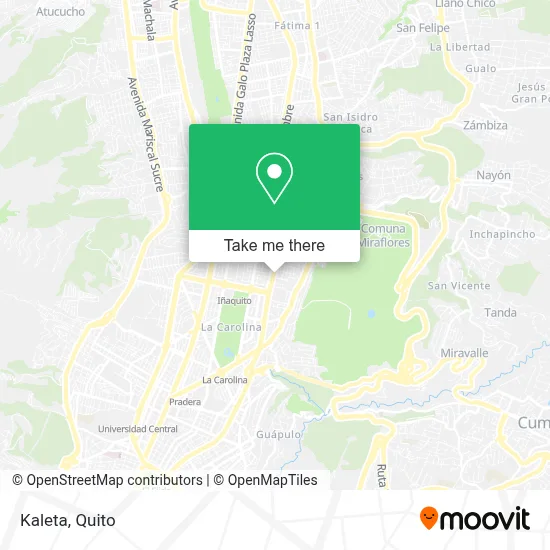 Kaleta map